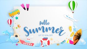 你好夏天设计日海报不为利来了