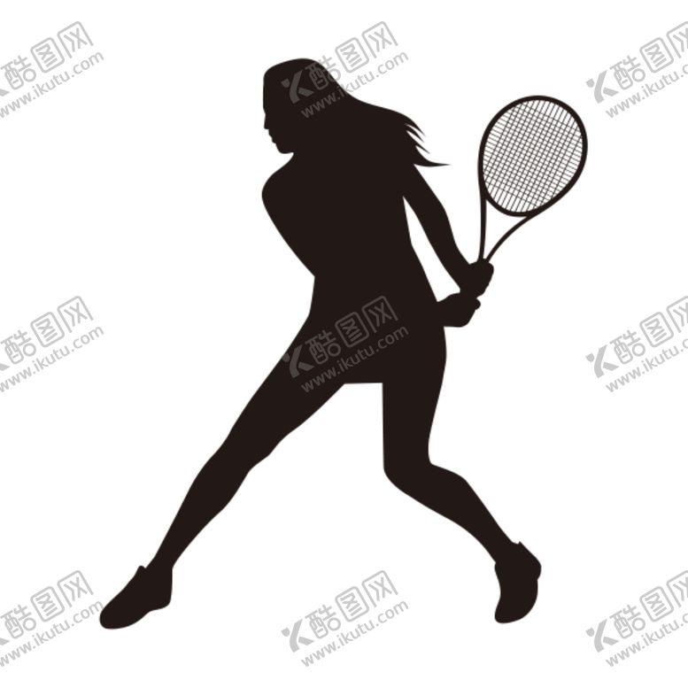 编号：95368010100045181176【酷图网】源文件下载-打网球