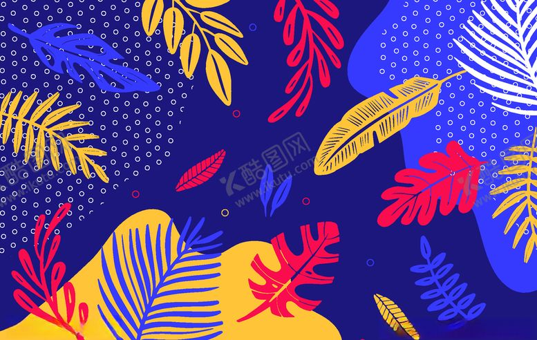 编号：89226909280629353717【酷图网】源文件下载-叶子背景