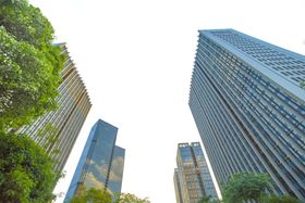 大楼企业户外建筑海报素材