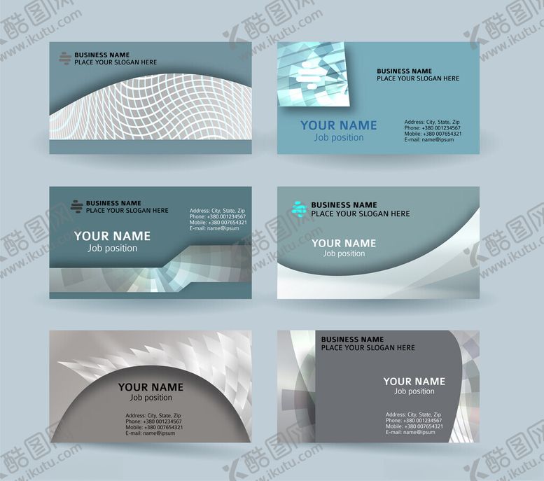 编号：22927701042234194048【酷图网】源文件下载-简约商务名片