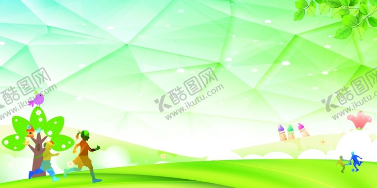 编号：42405609200150153687【酷图网】源文件下载-绿色展板背景