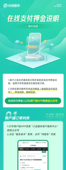 在线支付说明长图