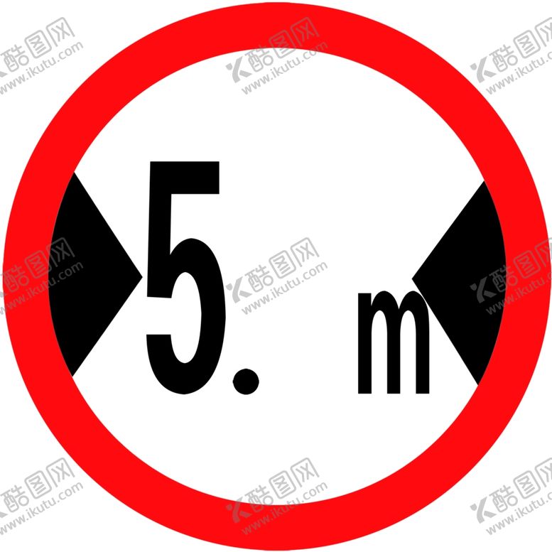 编号：99014509261447019408【酷图网】源文件下载-限高牌反光贴高速限