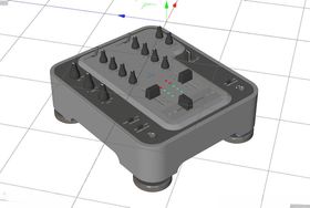 C4D模型开关