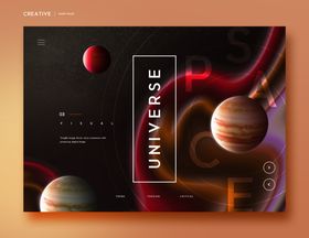 梦幻星空海报