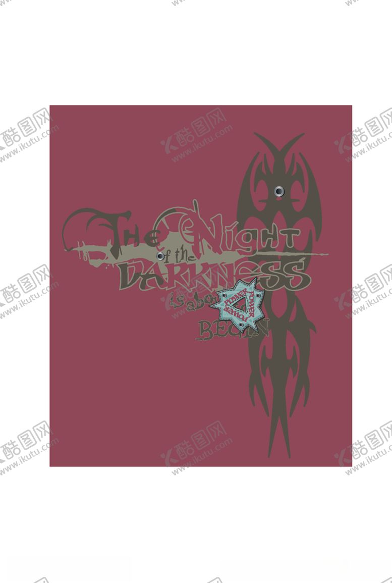 编号：36672709300047344659【酷图网】源文件下载-灵异图腾