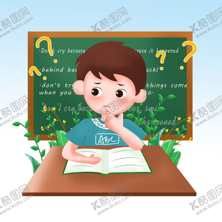 编号：95320809210039336127【酷图网】源文件下载- 上课男同学