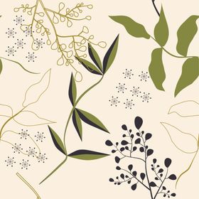 手绘花卉花纹