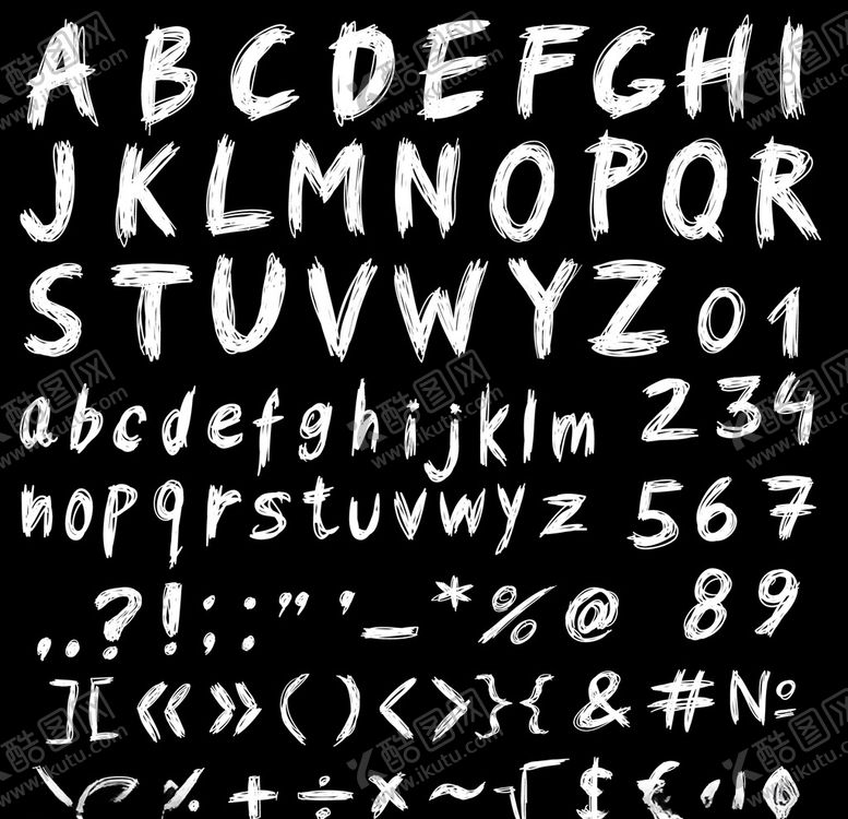 编号：94942010040411552868【酷图网】源文件下载-卡通字母