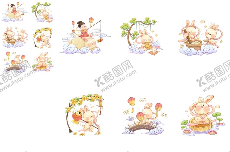 编号：89474602210046467041【酷图网】源文件下载-中秋节八月十五赏月