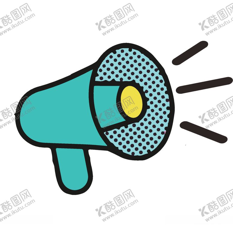 编号：18367110231754301191【酷图网】源文件下载-扬声器呼喊卡通夸张喇叭