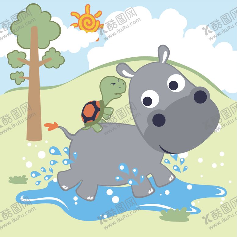 编号：14940810081215465509【酷图网】源文件下载-卡通动物