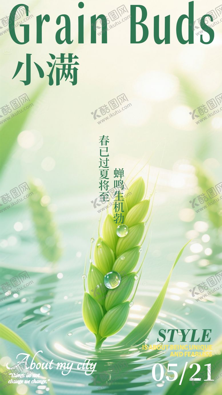 编号：74778305172317445268【酷图网】源文件下载-小满海报