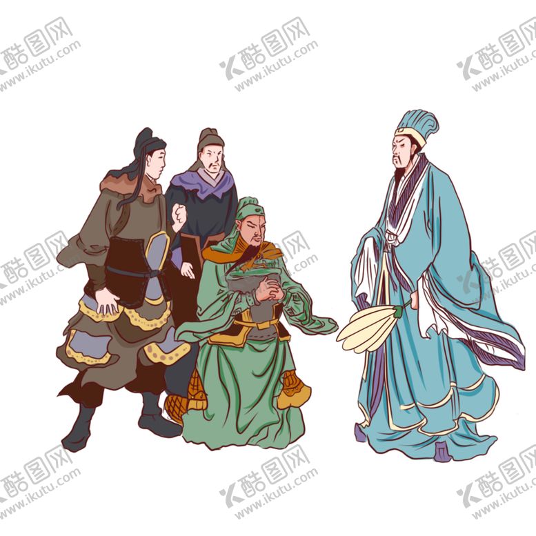 编号：27761607041332448192【酷图网】源文件下载-国学人物插画