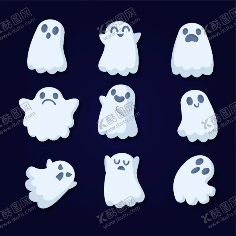 编号：93421212081834059447【酷图网】源文件下载-卡通幽灵