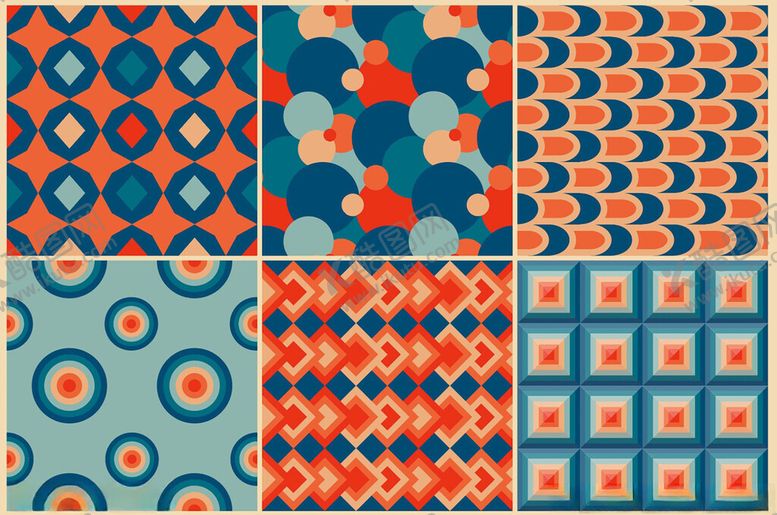 编号：26829909220112336163【酷图网】源文件下载-几何图案拼接的多彩背景