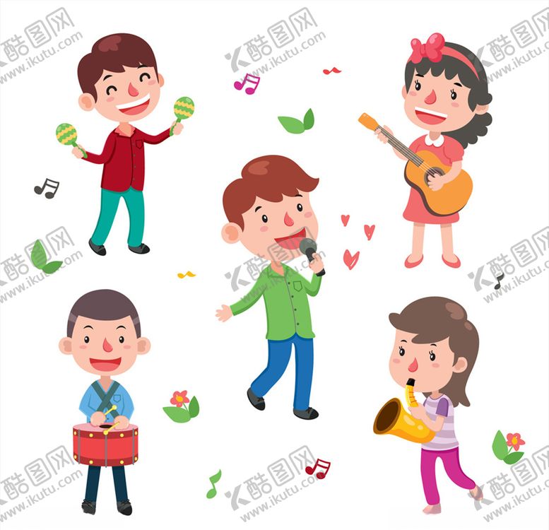 编号：26429609161747188749【酷图网】源文件下载-矢量卡通儿童