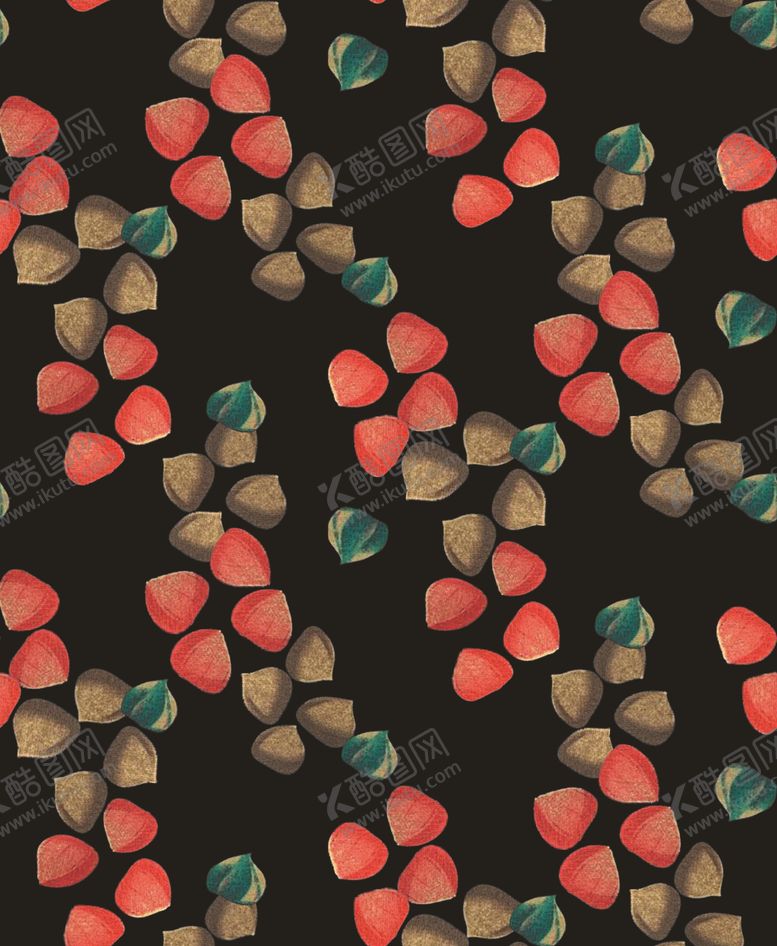 编号：59537110111333127337【酷图网】源文件下载-大牌数码印花图案板栗花型