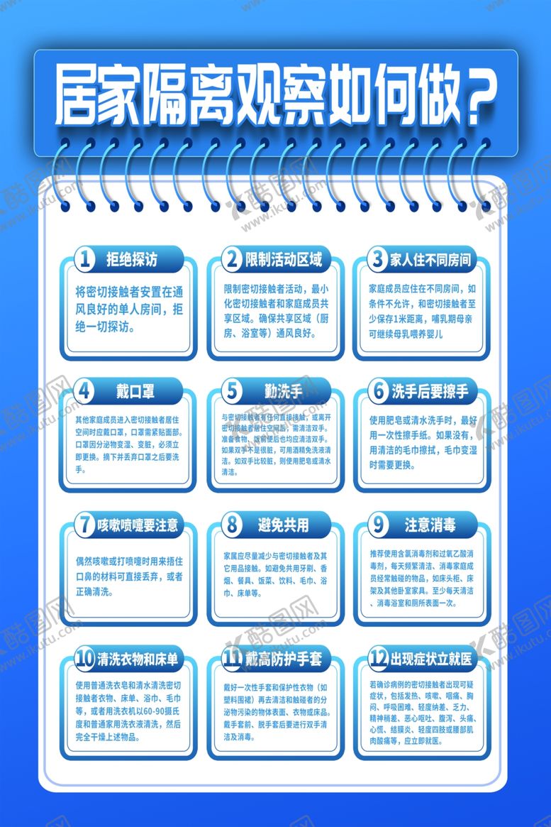 编号：52869409260343198275【酷图网】源文件下载-居家隔离观察如何做