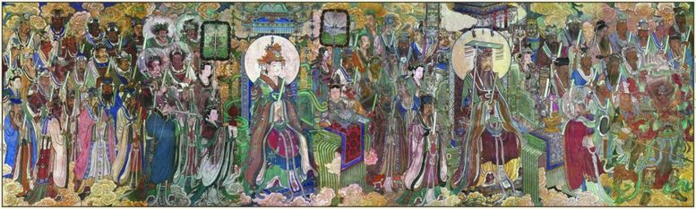 编号：60874009241437471490【酷图网】源文件下载-三清殿西壁全图