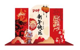 新年美陈堆头