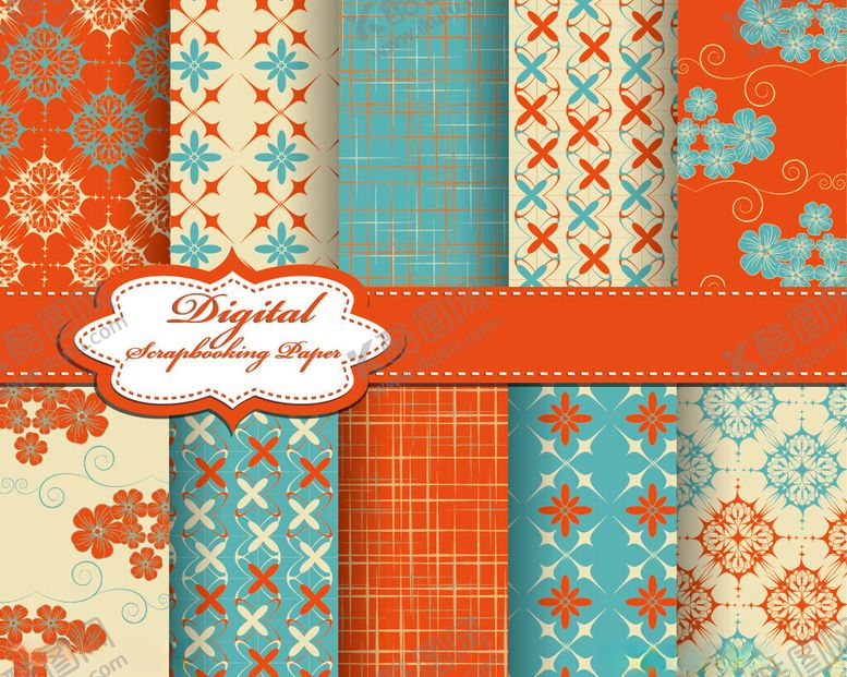 编号：31548911021243256409【酷图网】源文件下载-印花背景底纹