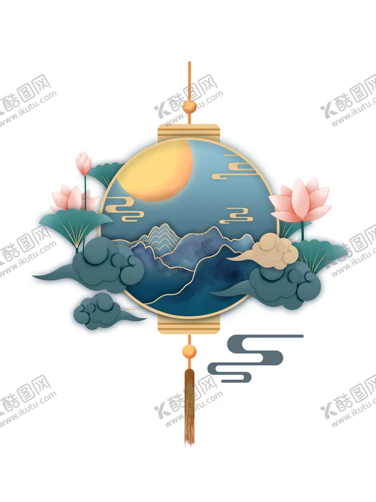 编号：85270310011706526748【酷图网】源文件下载-中秋 月饼 祥云 