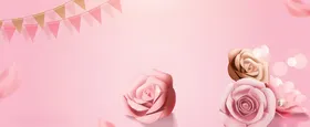 鲜花背景化妆品背景广告底图