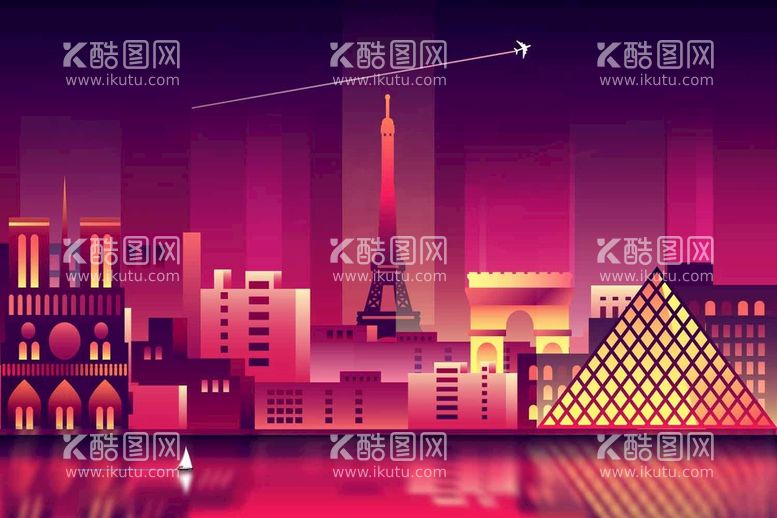 编号：81407210012128185097【酷图网】源文件下载-炫彩城市