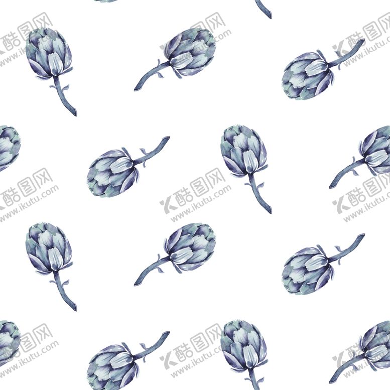 编号：80789007042116242266【酷图网】源文件下载-水彩花朵创意图案