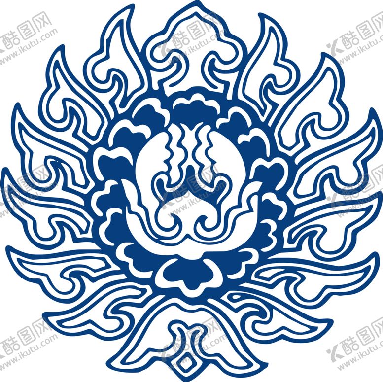 编号：29075207070107546202【酷图网】源文件下载-青花瓷图案