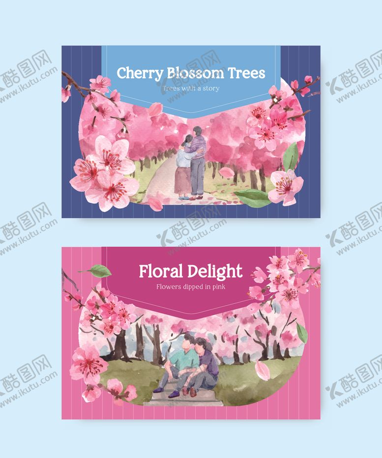 编号：71214910071743474354【酷图网】源文件下载-樱花主题婚礼邀请卡