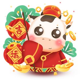 卡通牛