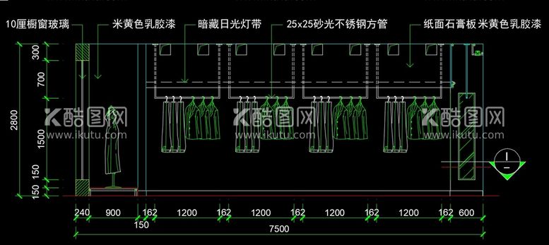 编号：84298110211142078621【酷图网】源文件下载-服装店立面