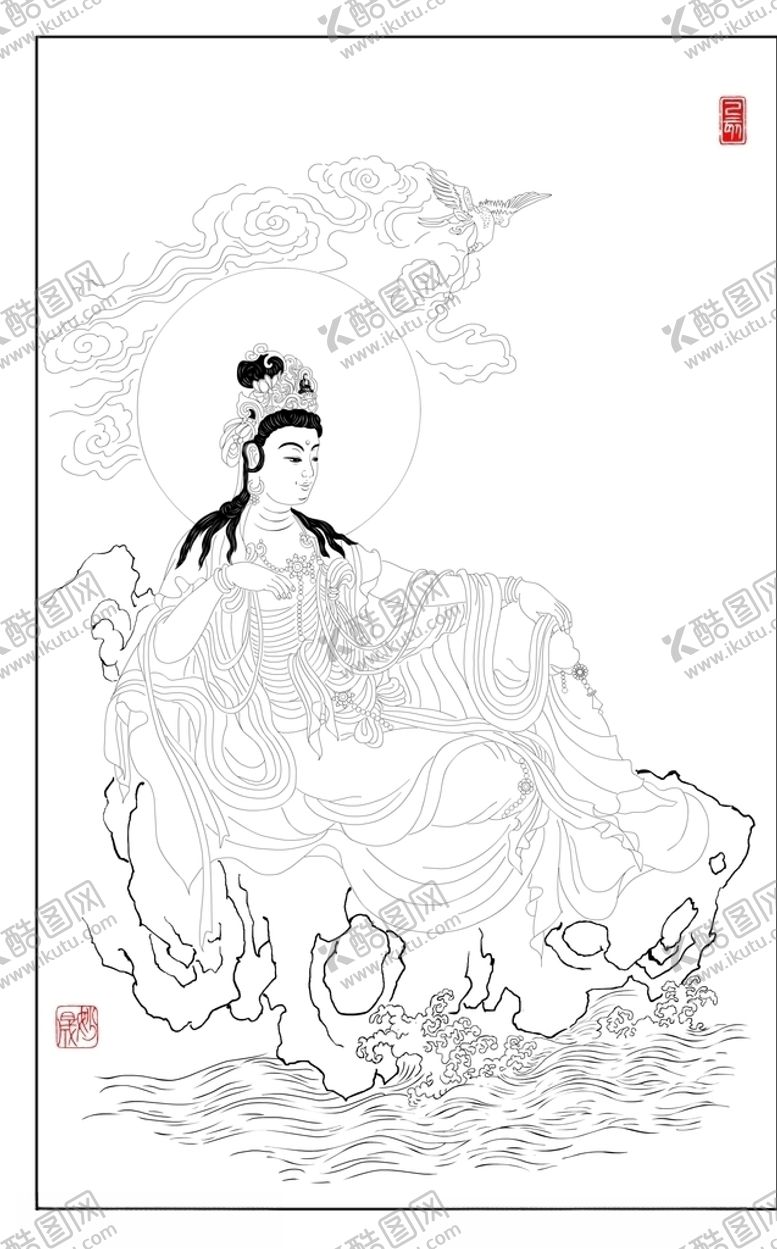 编号：39947610220530569034【酷图网】源文件下载-观音