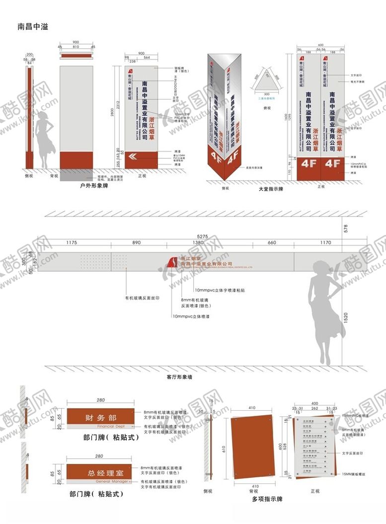 编号：85080104011218198075【酷图网】源文件下载-导视系统指示牌