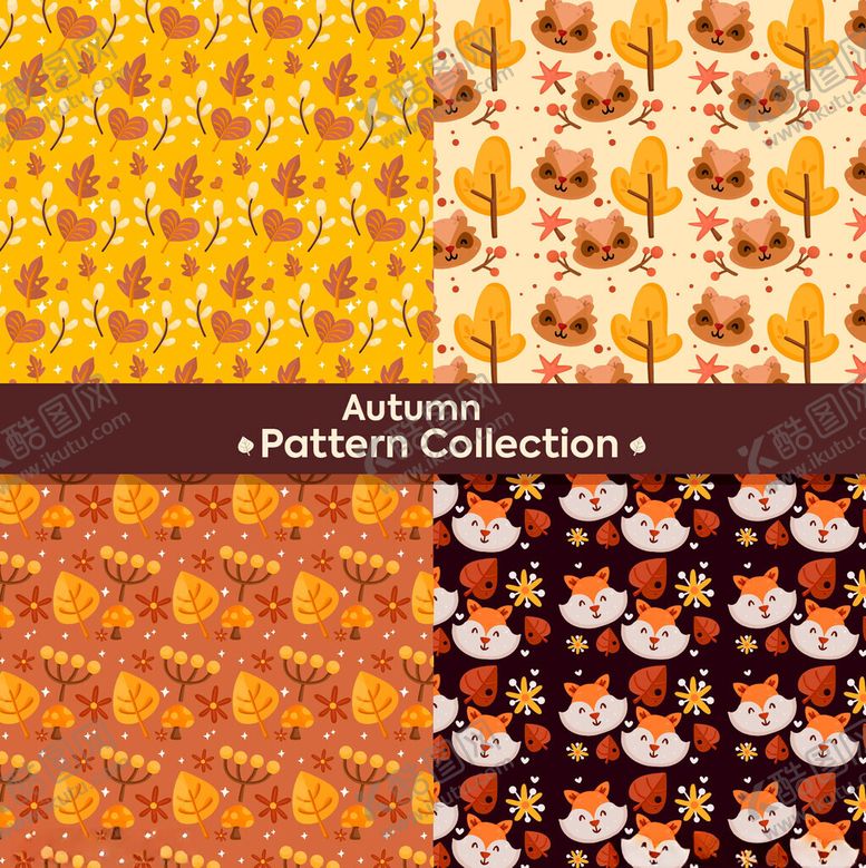 编号：86245111251424131148【酷图网】源文件下载-秋季图案集合