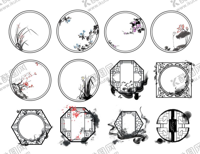 编号：26346609300217511067【酷图网】源文件下载-古典边框