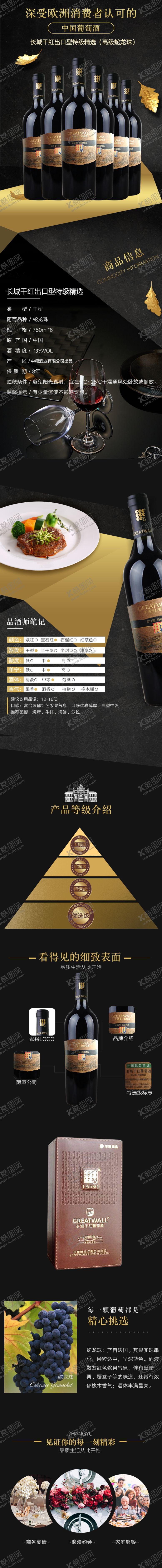 编号：50302910061731022125【酷图网】源文件下载-白酒详情页图片