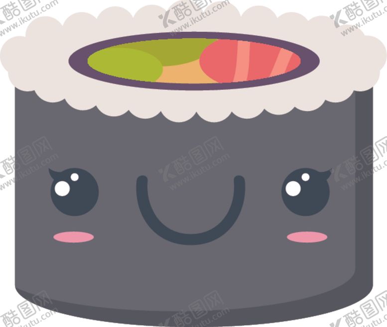 编号：46815409112012068718【酷图网】源文件下载-卡哇伊美食