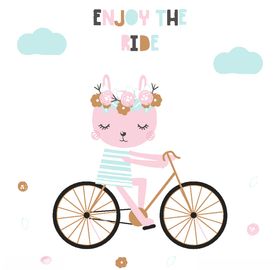 可爱森系呆萌动物插画