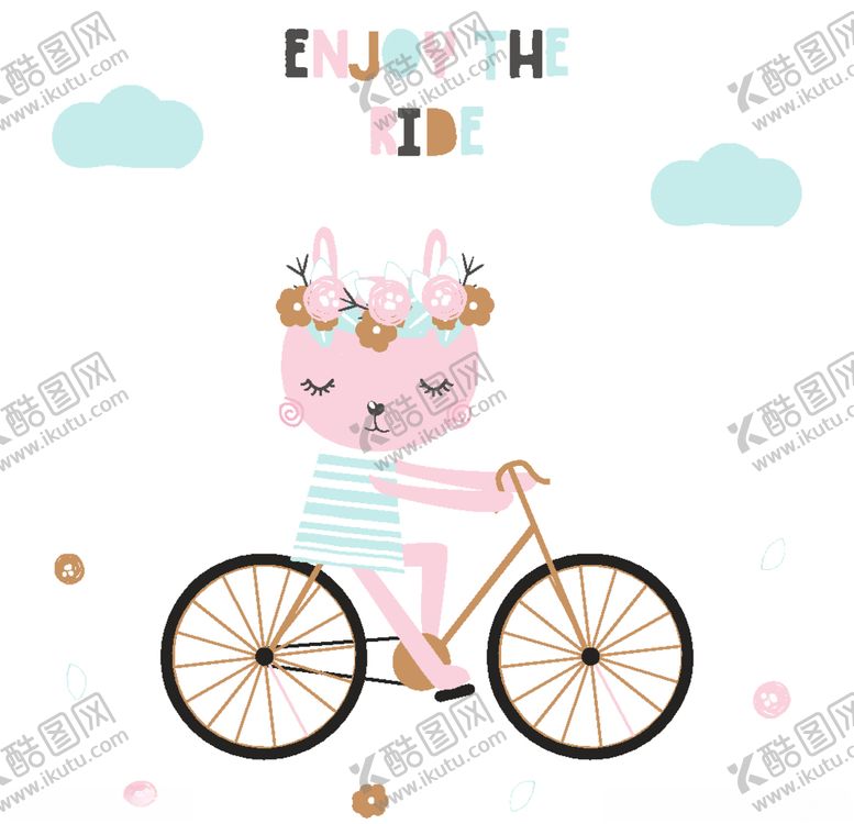 编号：33044710301556528280【酷图网】源文件下载-可爱森系呆萌动物插画