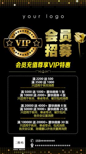 汽车行业VIP会员宣传海报