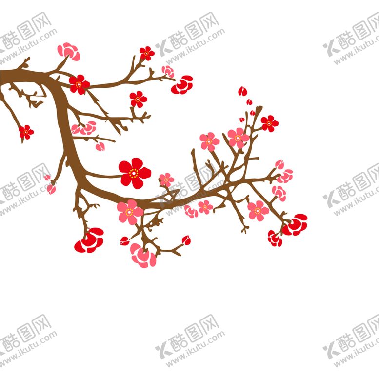 编号：89022805051050365998【酷图网】源文件下载-中国风水墨梅