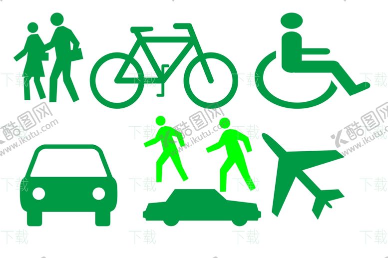 编号：23815309281841533776【酷图网】源文件下载-飞机小车汽车自行车