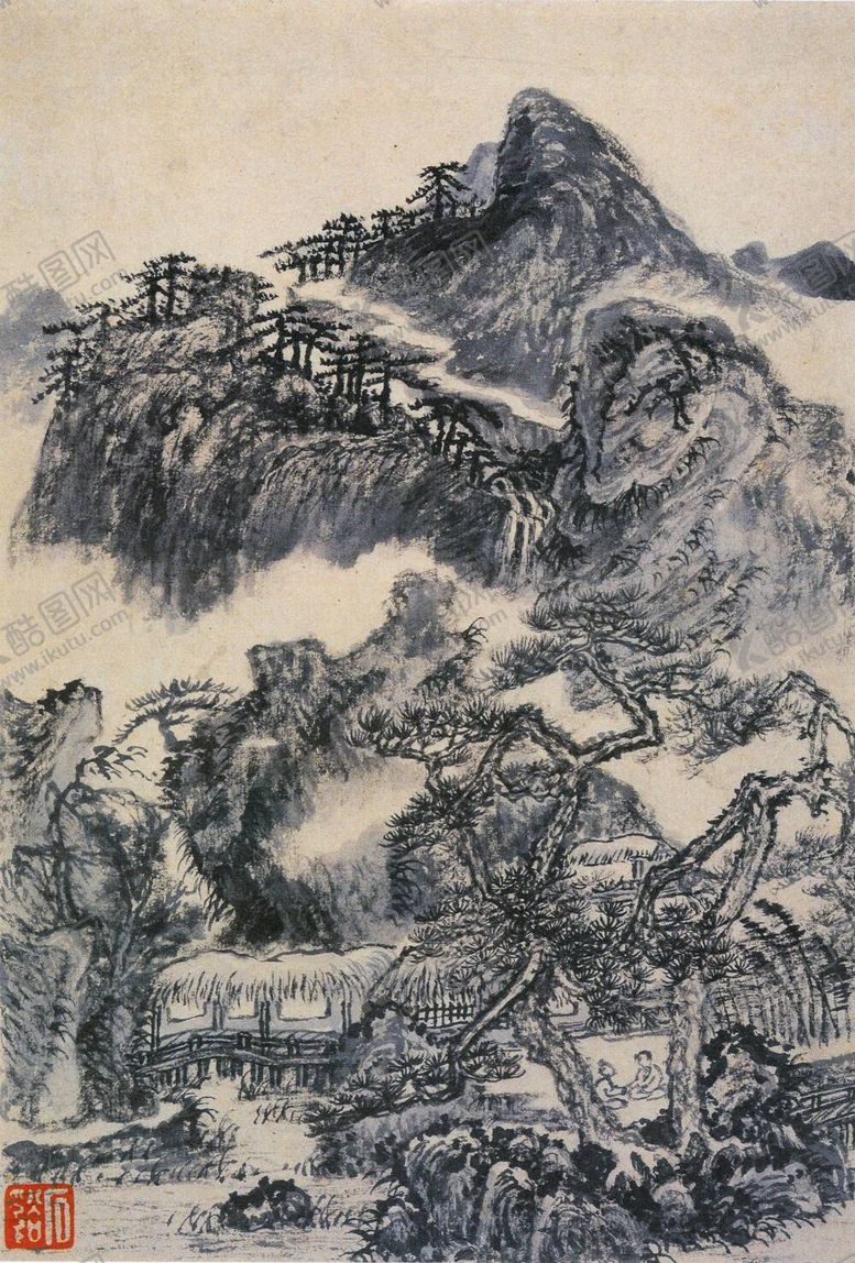 编号：72892411282130523618【酷图网】源文件下载-山水画  
