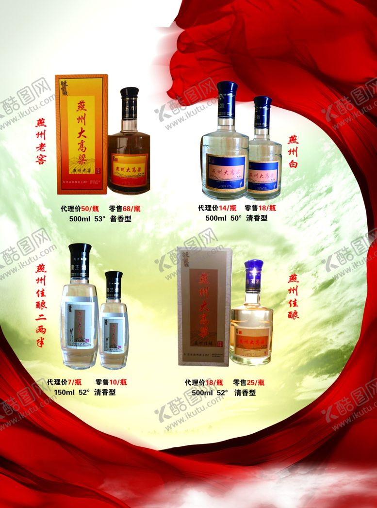 编号：65370004181507103834【酷图网】源文件下载-白酒宣传单