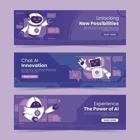 机器人主题网页设计横幅