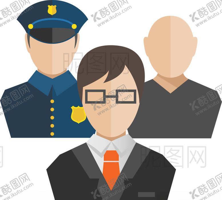 编号：49548804291006455500【酷图网】源文件下载-法庭人物